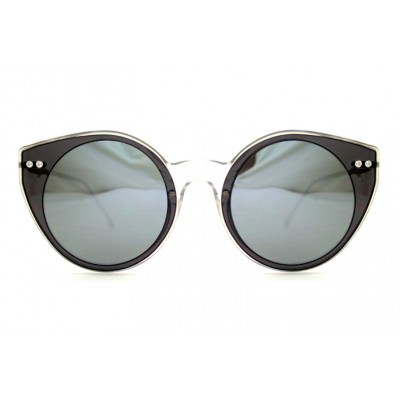 Γυαλιά Ηλίου Spitfire ALPHA Double Lens Clear / Black & Silver Mirror